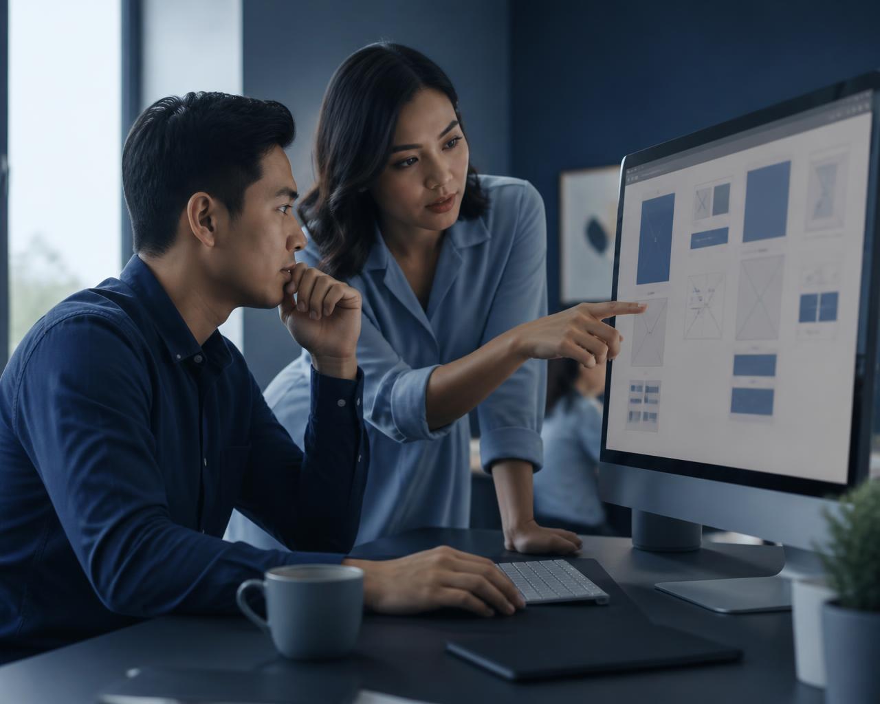 Tim Futuralabs mengerjakan desain website klien